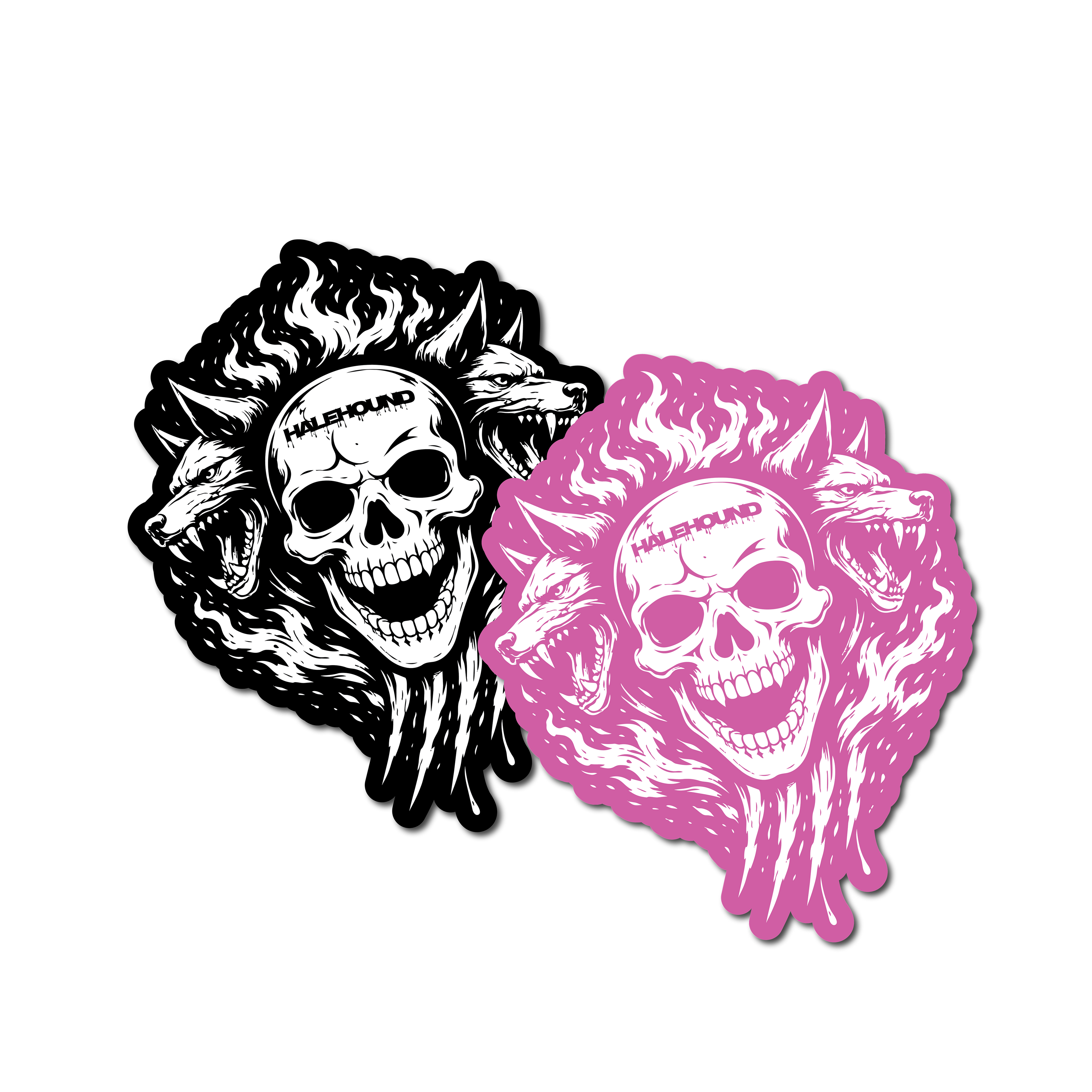 HaleHound Skully Wolf - Sticker Pack (Pre-Order)